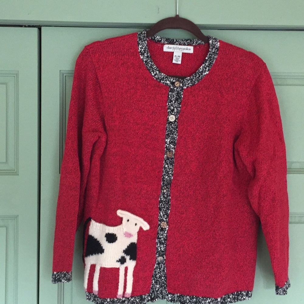 David Brooks sweater